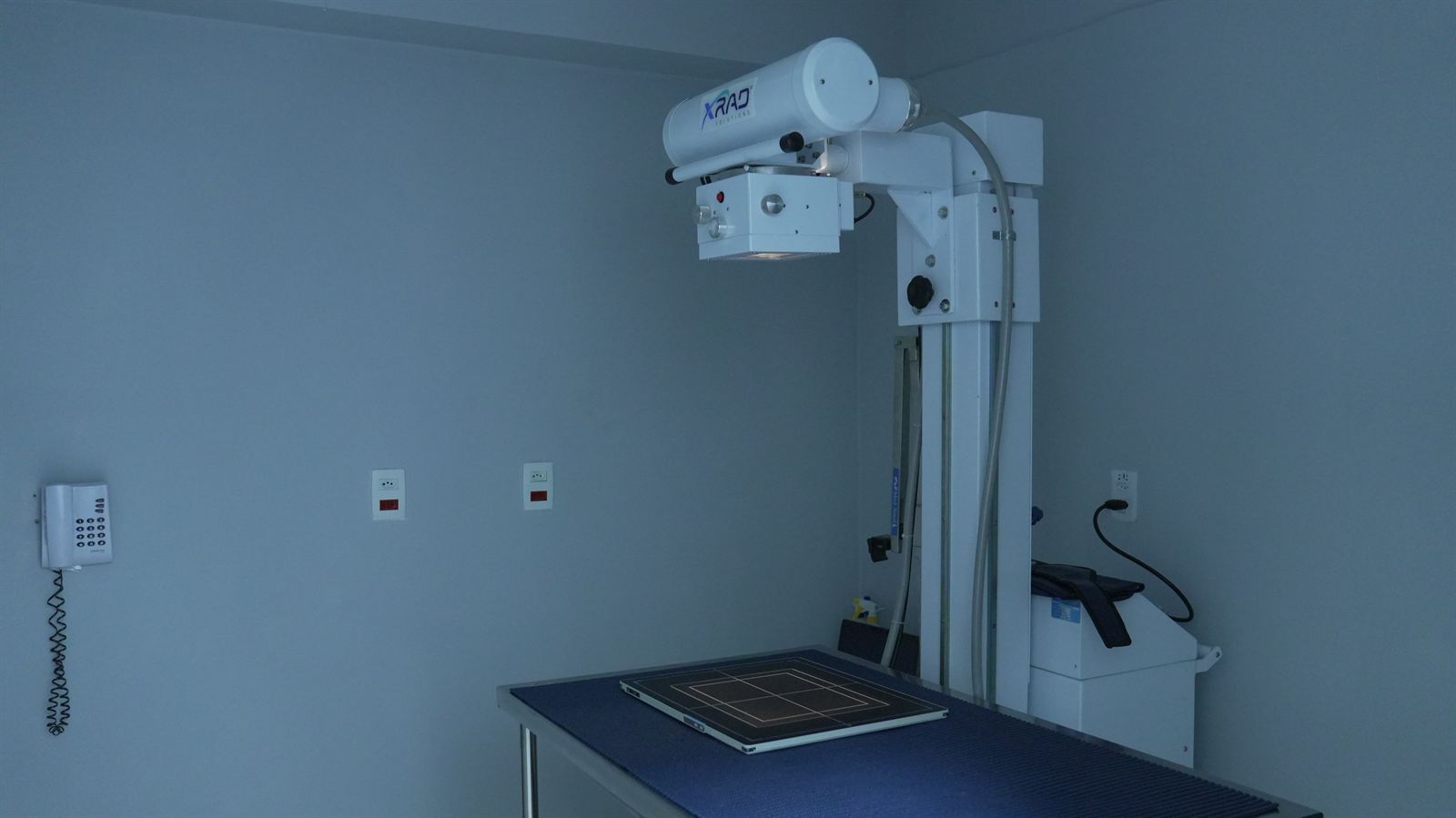 Sala de radiografia digital da Iconvet